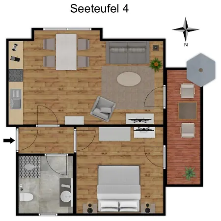 Apartment Seeteufel *