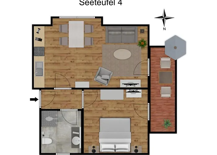 Lägenhet Seeteufel *